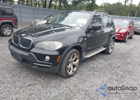 2009 BMW X5 xDrive48I z USA, uszkodzony, nr VIN 5UXFE83569L171072